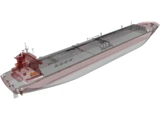 LNG Tanker 3D Model preview