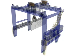Crane 3D Model preview
