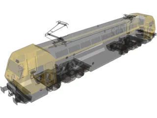 Siemens Locomotive Deutsche Bahn 3D Model preview