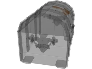 Treasure Chest 3D Model preview