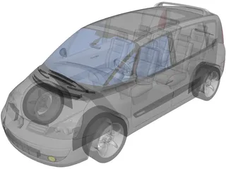 Renault Espace (2002) 3D Model preview