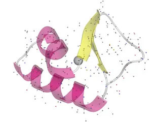 Protein Molecule 3D Model preview