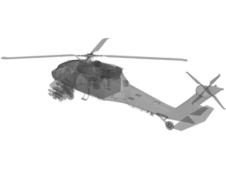 Sikorsky UH-60 Black Hawk 3D Model preview