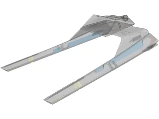 Star Trek Vulcan Shuttle Surak 3D Model preview