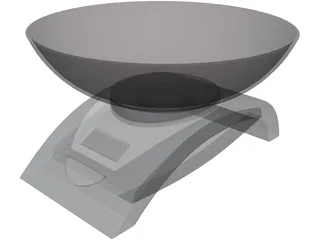 Electronic Scales 3D Model preview