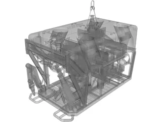 Triton XLS150 ROV 3D Model preview