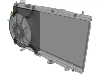 Radiator 3D Model preview